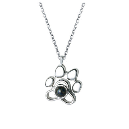 Projection cat paw necklace 2780503915744