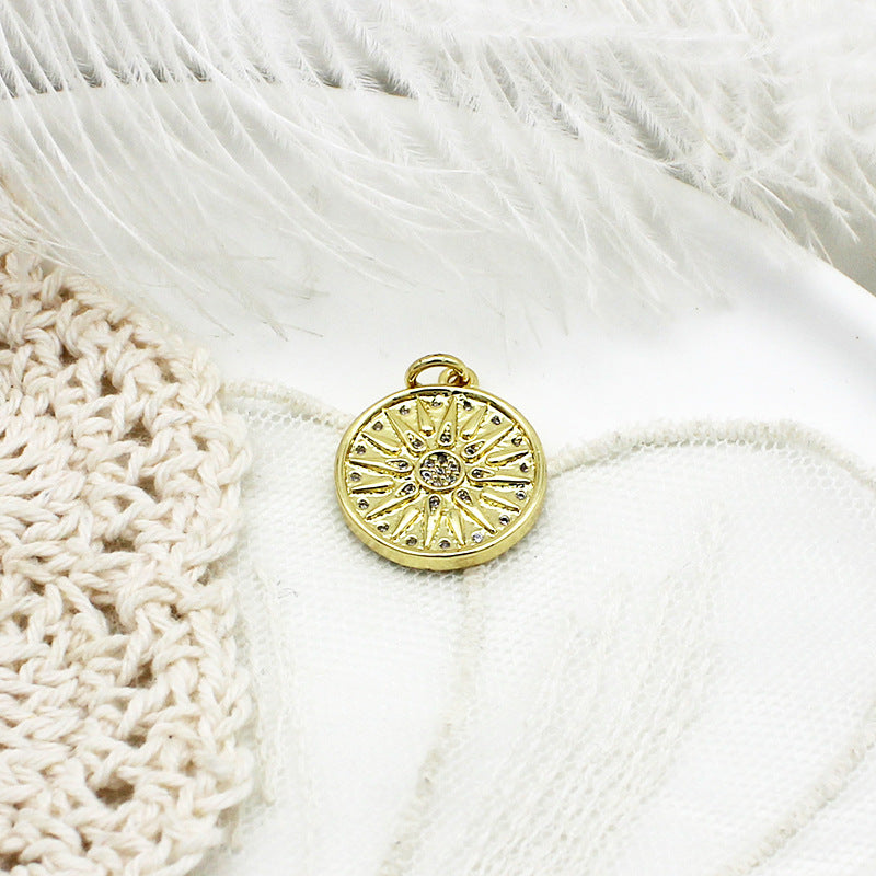 Micro-inlaid Six-pointed Star Compass Hanging Piece Pendant Necklace Bracelet Earrings 2783df01 6d8b 4a46 87a5 b61c6a2f44c9