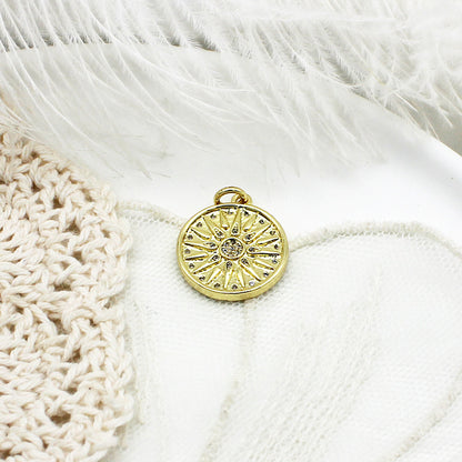 Micro-inlaid Six-pointed Star Compass Hanging Piece Pendant Necklace Bracelet Earrings 2783df01 6d8b 4a46 87a5 b61c6a2f44c9
