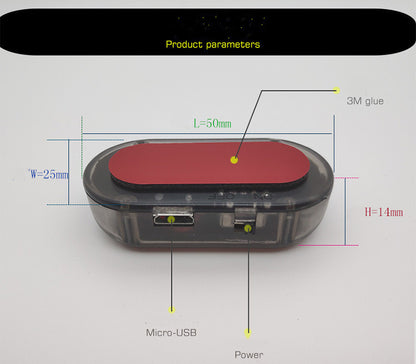 Solar simulation anti-theft warning light 2788776590989