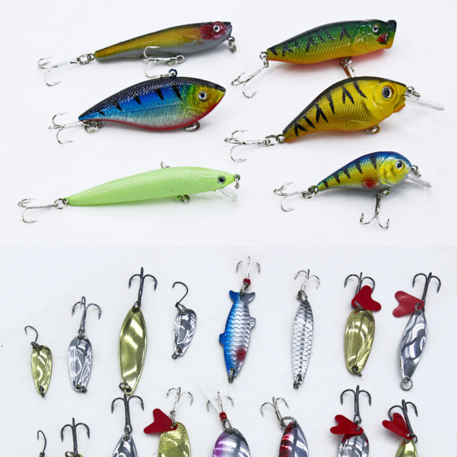 Lure Suit 132 Pieces Suit Multi-function Full Swimming Layer Lure Of Fishing Gear Soft Bait Fishhook 27890420 9a6b 4305 bc66 