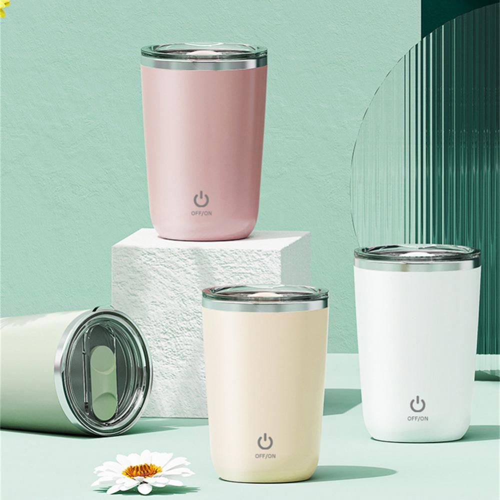 350ml Automatic Self Stirring Mug Coffee Milk Juice Mixing Cup Electric Stainless Steel Lazy Rotating Mug Magnetic Stirring Cup Kitchen Gadgets - HD Wireless Product #4
