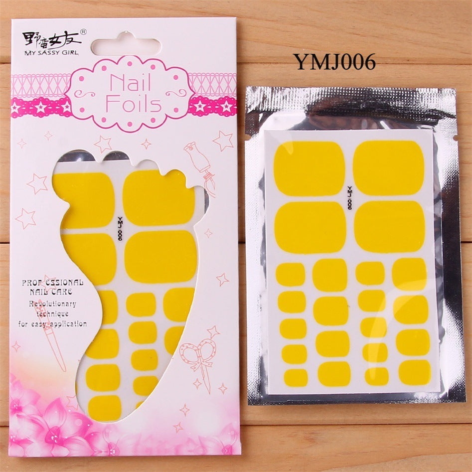 Finished foot nail stickers 27901253527823