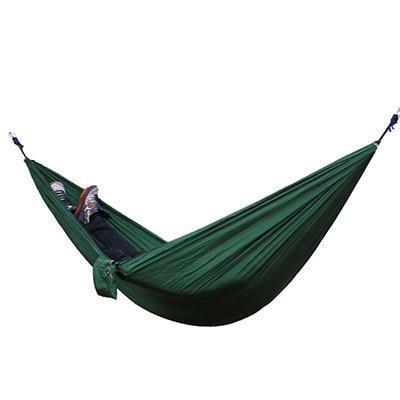 Backpacking Hammock - Portable Nylon Parachute Outdoor Double Hammock 2791756393555