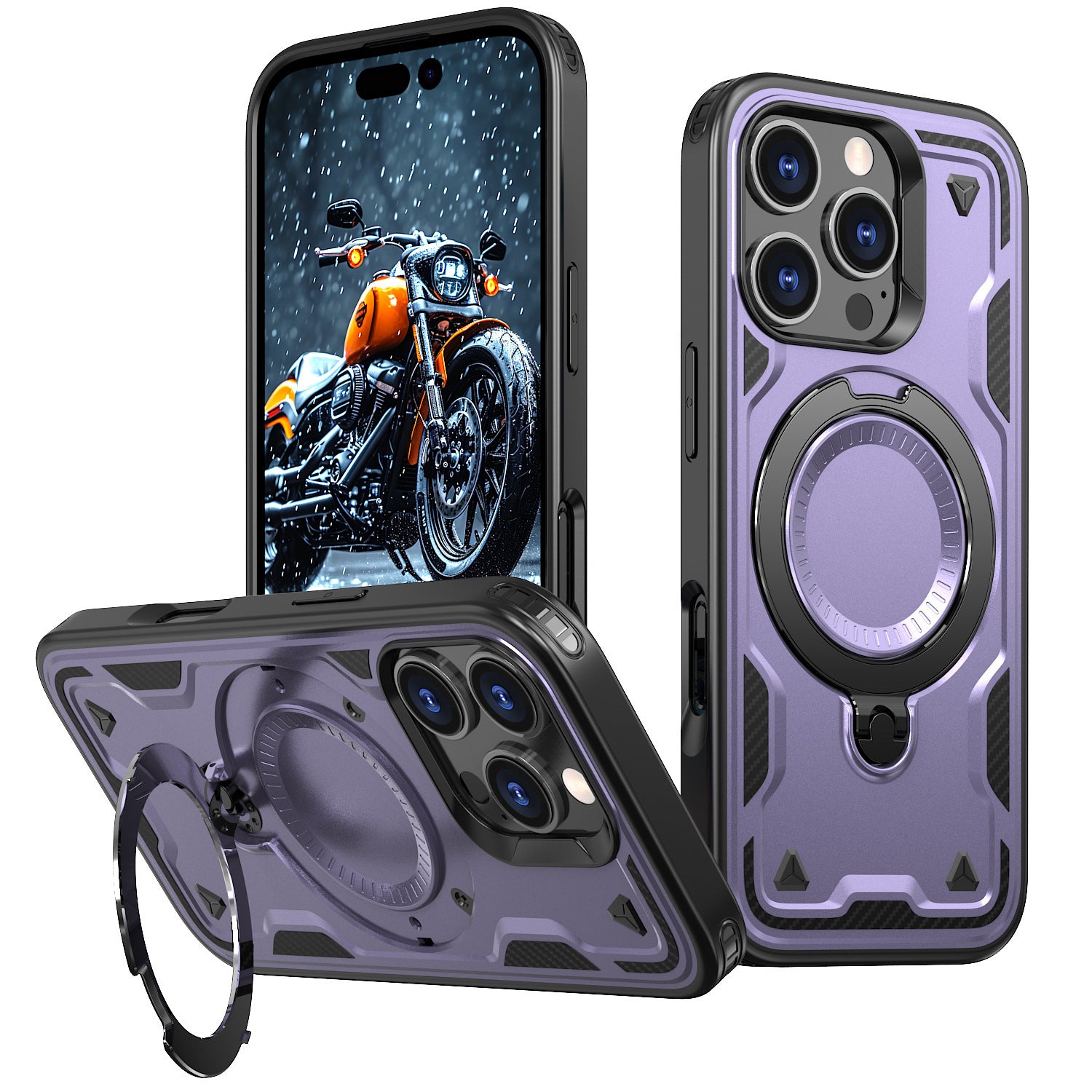 Simple Magnetic 360 Rotating Bracket Phone Case 279cc086 83da 4d87 b638 ac0ff4ef5569