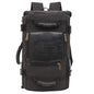 Men Canvas Backpack Huge Travel School Shoulder Computer Backpack Functional Versatile Bags Multifunctional Laptop Bag 27bbfb
