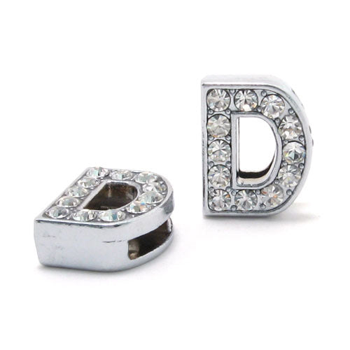 DIY Letter Bracelet 10mm Rhinestone Letter Beads 27de1fb8 8c89 4888 a833 bdd1351159c4