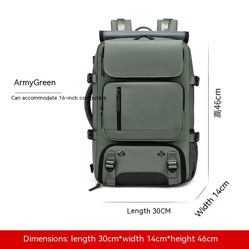 Backpack Leisure Travel Large Capacity Men's Backpack Waterproof Computer Bag 27df18af 1ab9 4ccd 85ac 8e2ee297e111