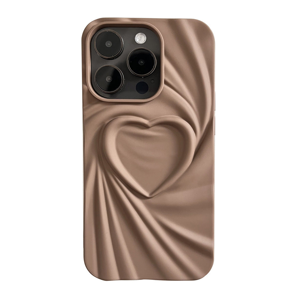 Creative Pleated Love Phone Case 27f33eca 67c7 4b38 b3c3 1bc2bcb873c9
