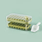 One-button Press Type Ice Mold Box Plastics Ice Cube Maker Ice Tray Mold With Storage Box With Lid Bar Kitchen Accessories 27
