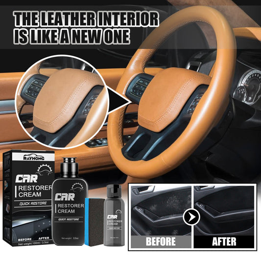 Rayhong Car Interior Renovation Agent Coated Plastic Dashboard Wax Dustproof Polished Leather Maintenance 27fc0121 9410 4766 