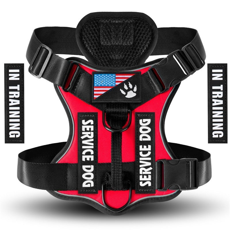 Shock Absorption Night Vision Reflective Pet Tactical Chest Strap 27fc29ff 3364 4f6c 921a c4c5f937179b