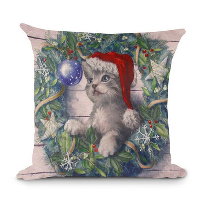 Christmas Hot-selling Home Sofa Office Creative Linen Pillowcase 2801463112263