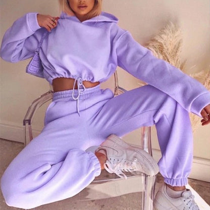 Jogging Suits For Women 2 Piece Sweatsuits Tracksuits Sexy Long Sleeve HoodieCasual Fitness Sportswear 2803b8de ed6b 4311 90f