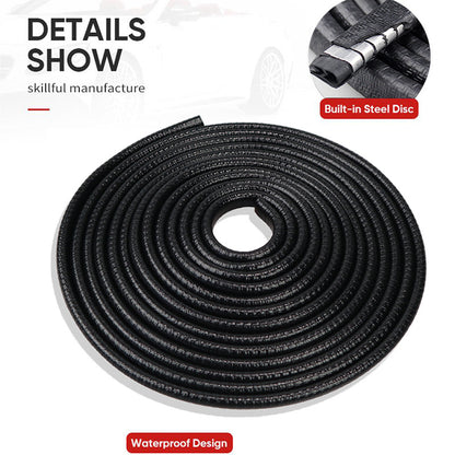 Universal Built-in Steel Disc Car Anti Collision Strip Auto Door Edge Scratch Protecter Bumper Strip 2816655250794