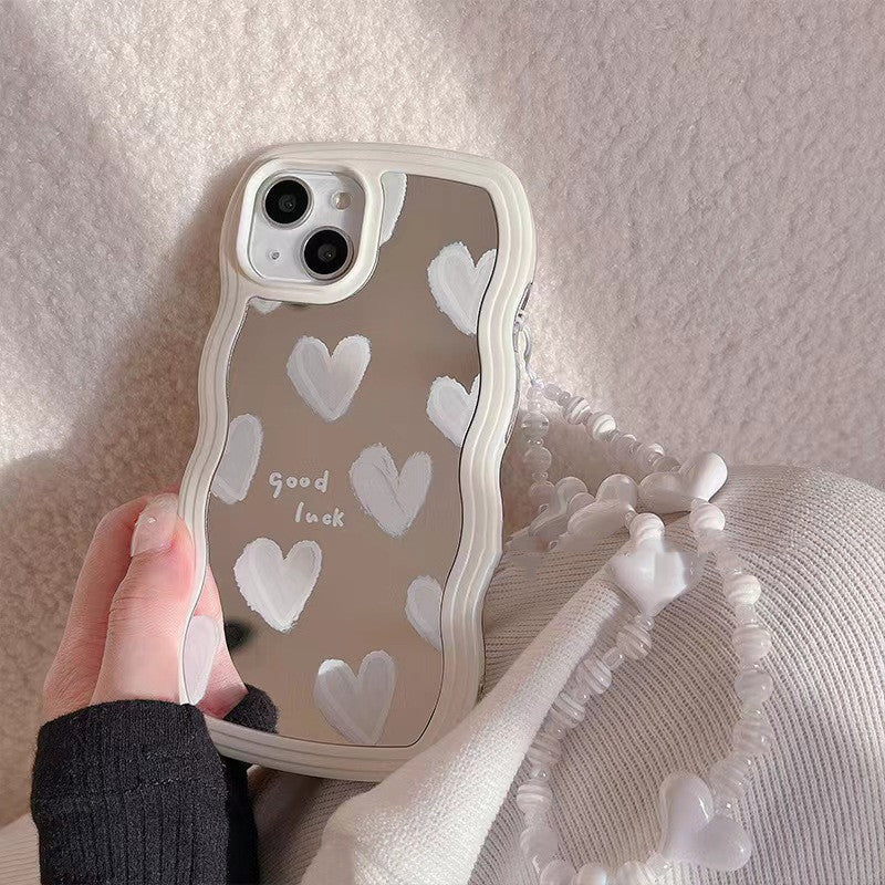 Twisted Edge Mirror White Love Mobile Phone Case Wave 281d75ca b50b 48e4 844e 5e51e762e2a4