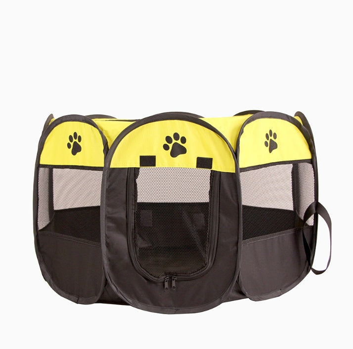 Fast folding octagonal pet fence, 600D Oxford cloth, waterproof and catching cat, dog cage, pet cage 28243195056417