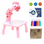 Cartoon Giraffe Projection Painting Study Desk 2824a988 6a60 4ce2 9944 e5630a4ba115