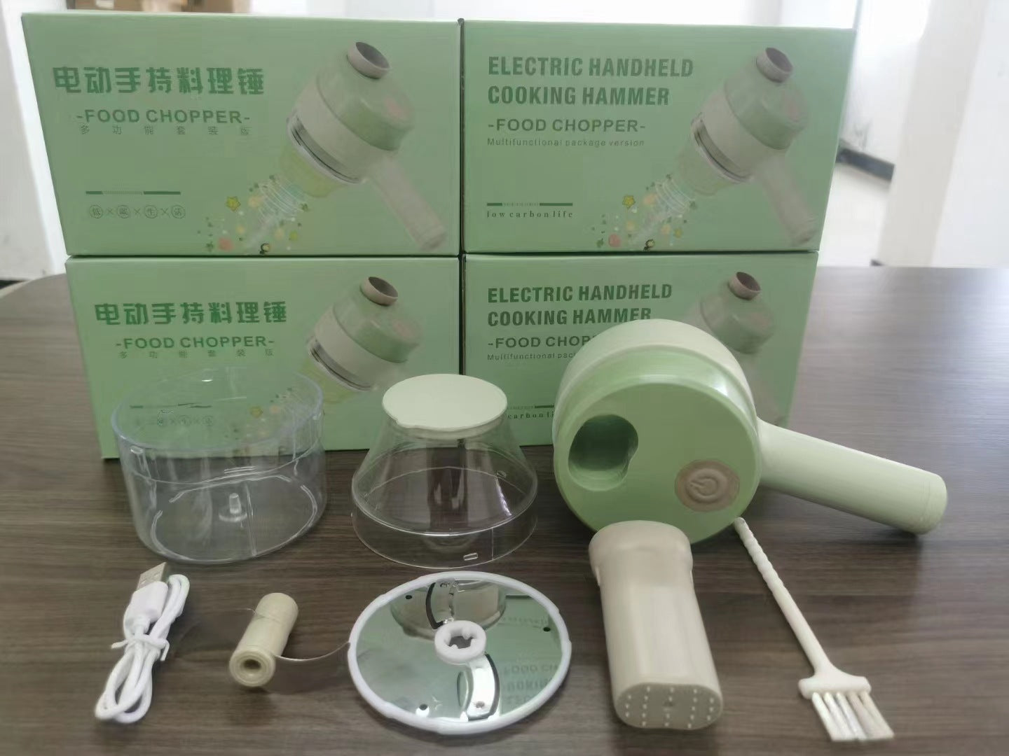 Chopper Mini Wireless Electric Mashed Garlic Cutting And Pressing Stir 2839278e fb1b 4ab3 8936 9ce756672a0c 44614156 f1de 443