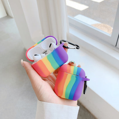 Compatible with Apple, Rainbow silicone protective sleeve 2840643618256