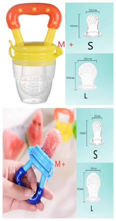 New Baby Silicone Pacifier, Encapsulated To Soothe Complementary Food Feeding Artifact 2846337649487