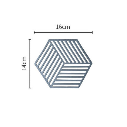 Hexagonal anti-scalding pot coaster 2852776194576