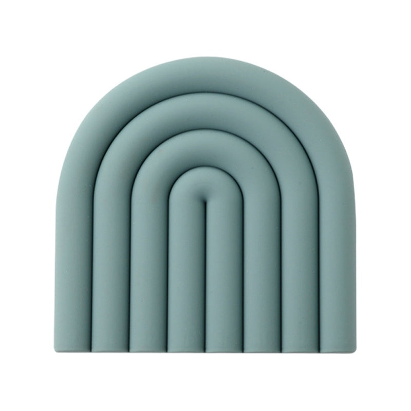Rainbow Silicone Heat Insulation Pad Dining Table Heat Resistant And High 28557d1d a2ad 41c9 80b1 4bdc4b220659
