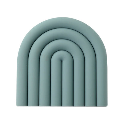 Rainbow Silicone Heat Insulation Pad Dining Table Heat Resistant And High 28557d1d a2ad 41c9 80b1 4bdc4b220659