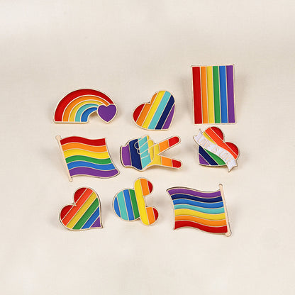 9 Style LGBT Design Pins - HD Wireless Product #1