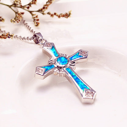 Epoxy cross pendant 2859059076907