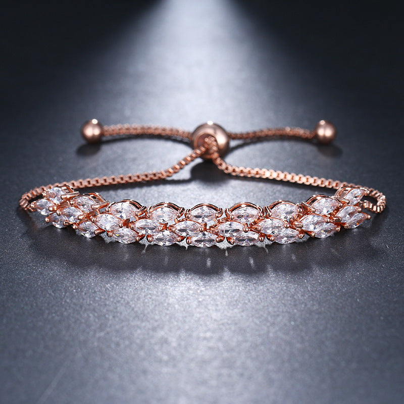 Fashion horse eye zircon bracelet 28593981 8b85 4a3a bda7 d57d99368f0a