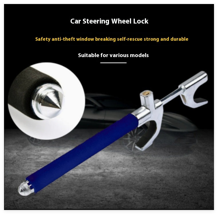 Motor Steering Wheel Lock Car Adjustable Telescopic Security Lock Safety Lock Car Safety Hammer 285d8550 a3c2 424d 92d0 1381d