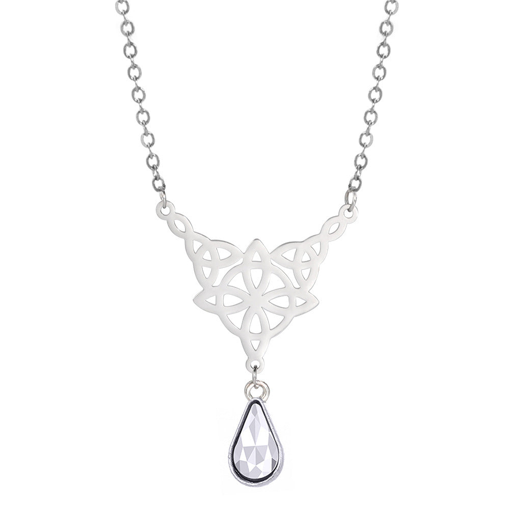 New Irish Knot Pendant Crystal Necklace 285f7974 c03e 4ae6 bd83 a1fdd84171e2