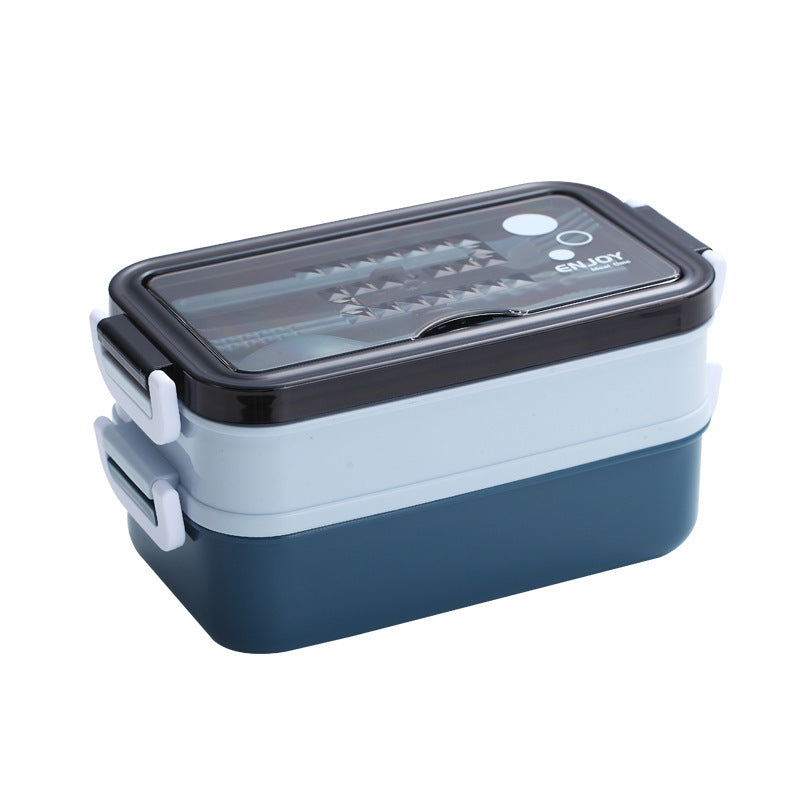 304 Stainless steel double-layer lunch box - HD Wireless Product #6