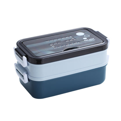 304 Stainless steel double-layer lunch box - HD Wireless Product #6