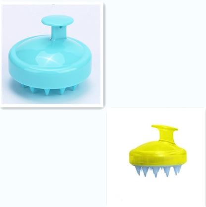 Silicone Shampoo Brush Massage Scalp Hair Brush 2864987813101