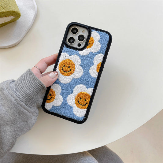 Creative And Simple Flower Plush Phone Case 2870a79b 4076 4e09 9e8a 0374dea7a63c
