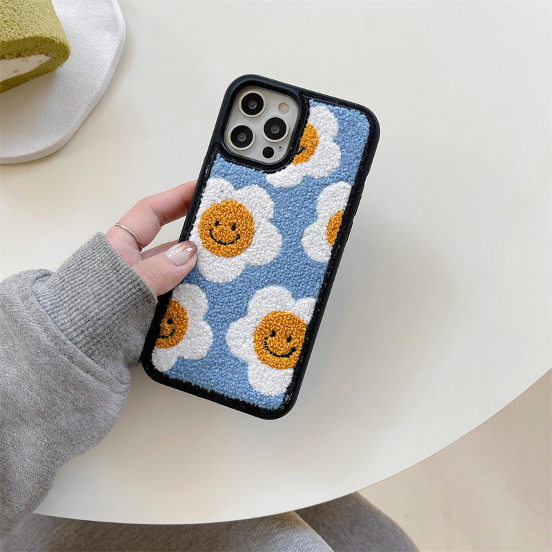 Creative And Simple Flower Plush Phone Case 2870a79b 4076 4e09 9e8a 0374dea7a63c 000f68cd 6e9f 49f2 9d01 343a4b02caf8