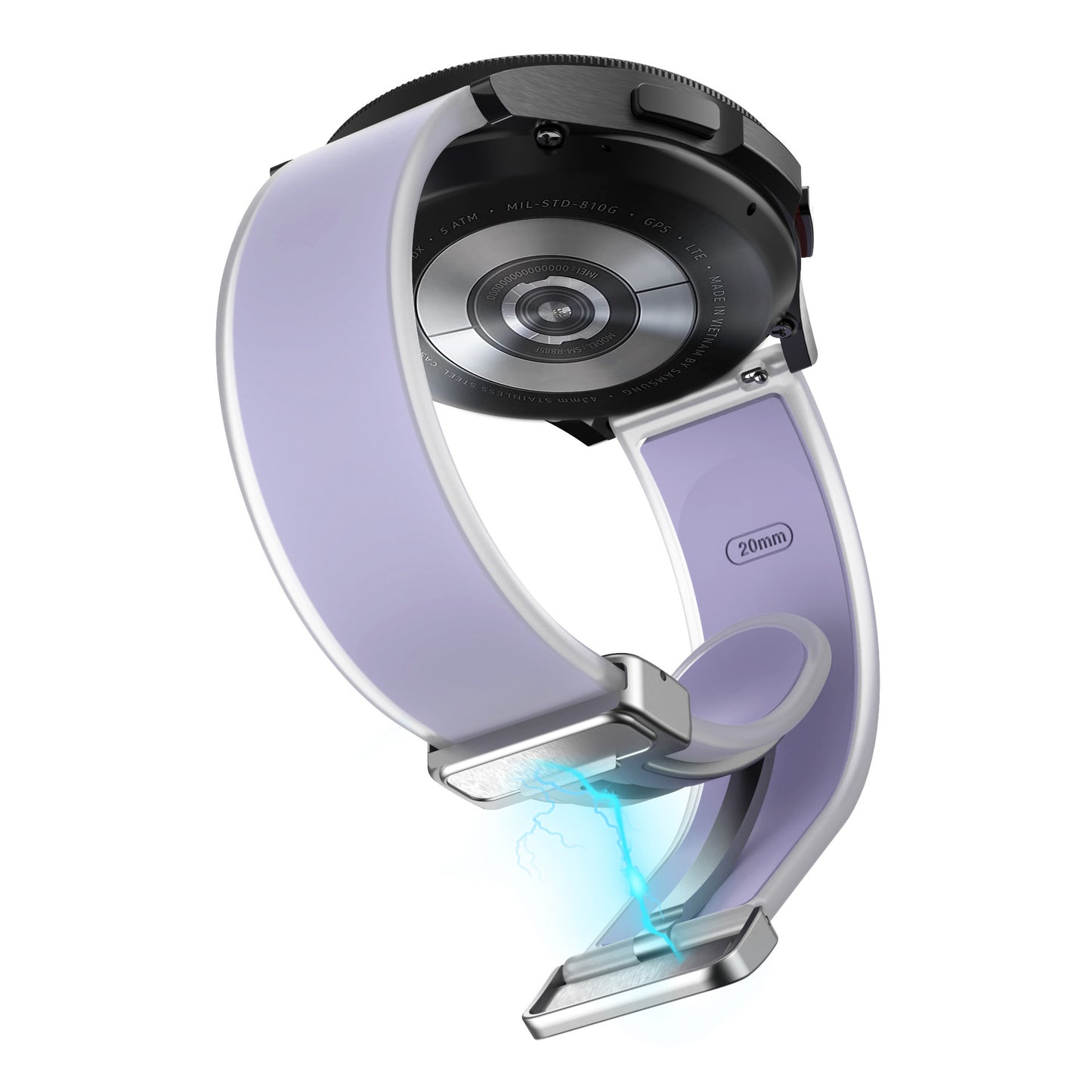 Universal Folding Magnetic Buckle Transparent Silicone Strap 28757ba5 e6e0 4eb7 a86c 8eebb26857d4