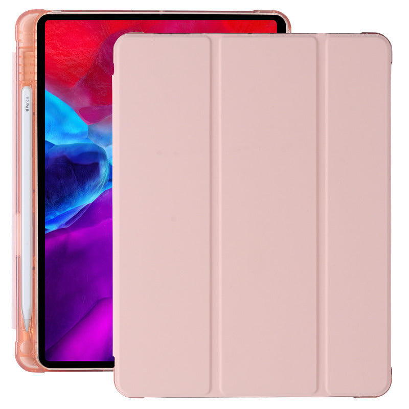 Compatible with Apple, Suitable for ipad10.9 protective cover pro10.5 with pen slot mini dormant leather case TPU airbag air4 soft shell - 图片 8