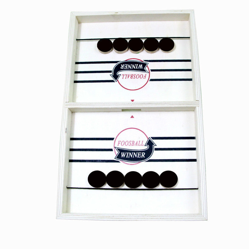Puck Game Fast Sling Wooden Parent-child Interactive Game Chess Prop 287767008877