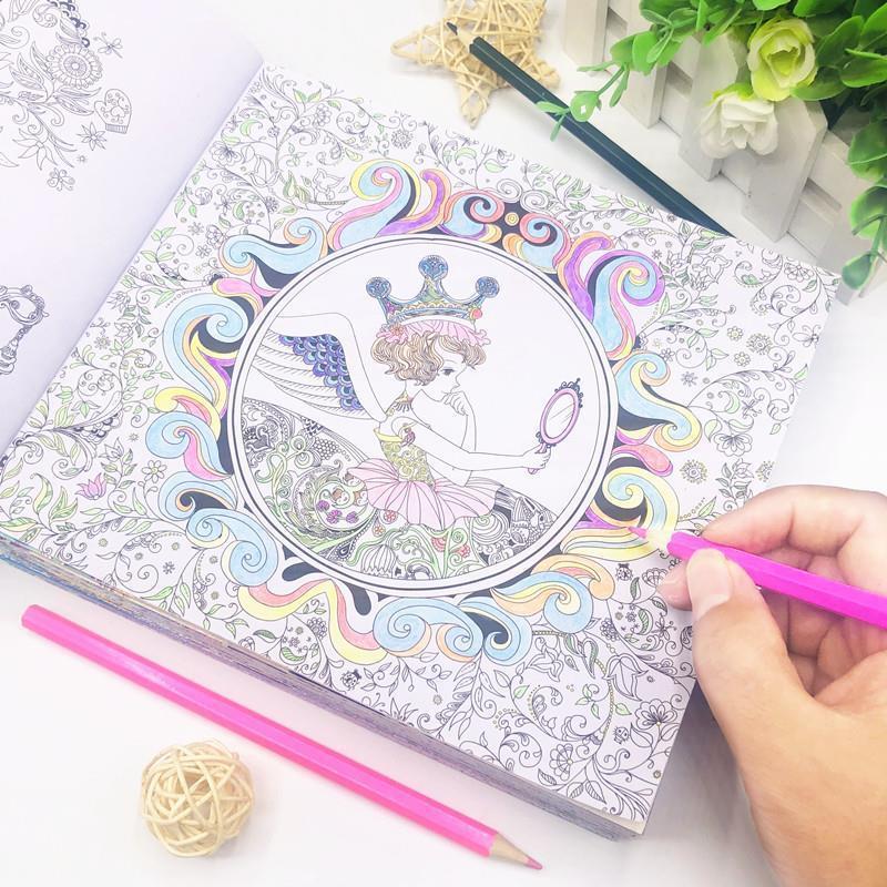 Elementary School Student Coloring Book Secret Garden Decompression 287e7267 2082 44bf a87f 594da586a7ec