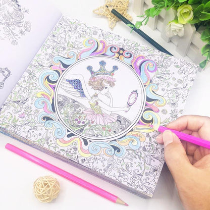 Elementary School Student Coloring Book Secret Garden Decompression 287e7267 2082 44bf a87f 594da586a7ec