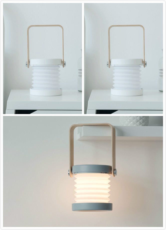 Foldable Touch Dimmable Reading LED Night Light Portable Lantern Lamp USB Rechargeable For Home Decor 2881095875424