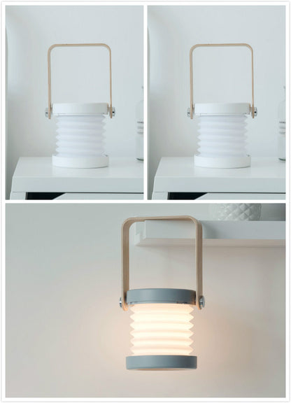Foldable Touch Dimmable Reading LED Night Light Portable Lantern Lamp USB Rechargeable For Home Decor 2881095875424