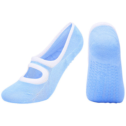 Open-back non-slip gym indoor floor socks 2882263880615