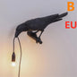 Creative Auspicious Bird Resin Wall Lamp Decoration 288399326856