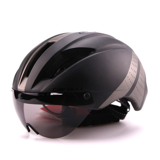 Bicycle Aero Helmet Cycling Helmet Road Mountain Integral Triathlon Bike Helmet Men Race Airo Time-Trial TT Bike Helmet 28945