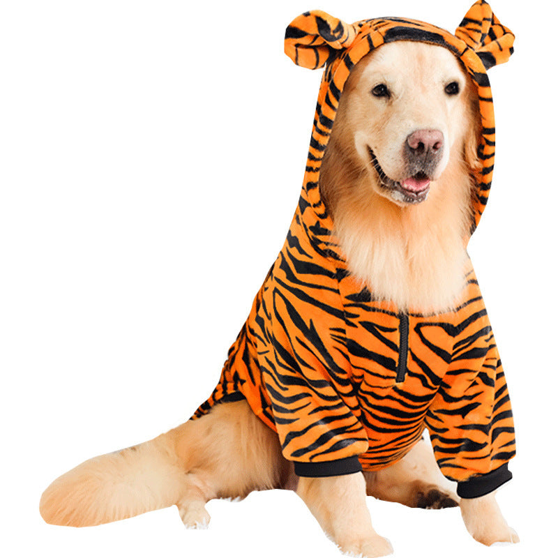 Pet Dog Golden Retriever Clothes Tiger Pet Costume 289a0da1 b227 4be0 813a 34bc0f64f75c