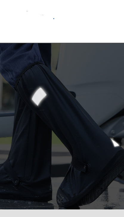Waterproof Non-slip Overshoe Outer Wear Rain Shoes Wear-resistant High Tube Rain Booties 289b2af5 8935 405c a12d 129f5ee1fc90